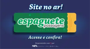 Novo site da Espaguete Passagens Desenvolvido pela Mix Marketing já está no ar